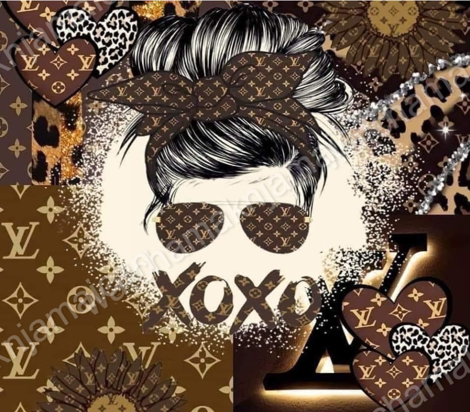 XoXo Louis Vuitton Pattern SVG