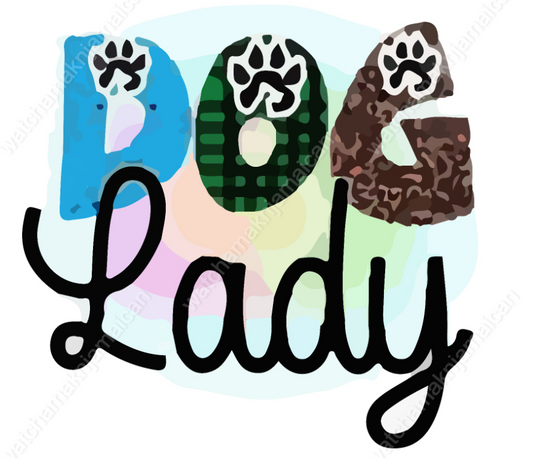 Dog Lady Sublimation Design - WatchaMaknJamaican