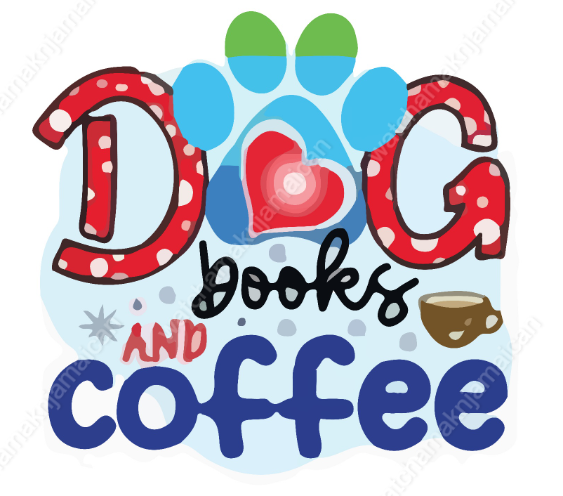 Dog Books and Coffee Sublimation Design - WatchaMaknJamaican