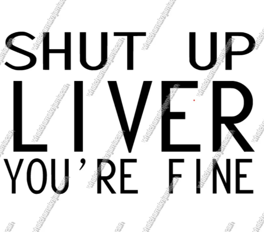 Shut up Liver You're Fine SVG | PnG File Cricut and Silhouette File | Funny Quote SVG File - WatchaMaknJamaican