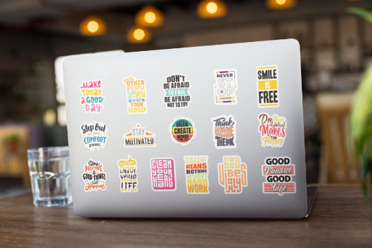 16 Motivational Stickers for Tumblers, laptop | Vinyl Sticker, Die CutMade with printed vinyl, these stickers are fully waterproof. Use them with ease on anything from laptops to water bottles. And thanks to the high quality vinyl, theWatchamaknJamaicanWatchaMaknJamaican