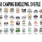 Camping Lettering Bundle for Cricut Cut Files SVG and PNG Only | 50 High Quality Png Files Ready to Prin t that Comes with Svg files - WatchaMaknJamaican