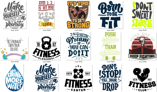 Fitness Bundle Cut Files SVG and PNG Only| 235 High Quality Png Files Ready to Print that Comes with SVG files - WatchaMaknJamaican