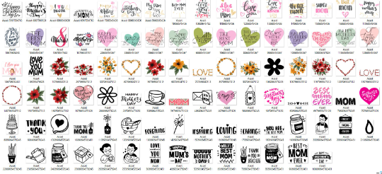 Mother's Day Cricut Bundle Cut Files SVG and PNG Only| 200 High Quality Png Files Ready to Print that Comes with Svg files - WatchaMaknJamaican