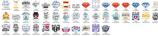 Father's Day Bundle for Cricut Cut Files SVG and PNG Only | 130 High Quality Png Files Ready to Print that Comes with Svg files - WatchaMaknJamaican