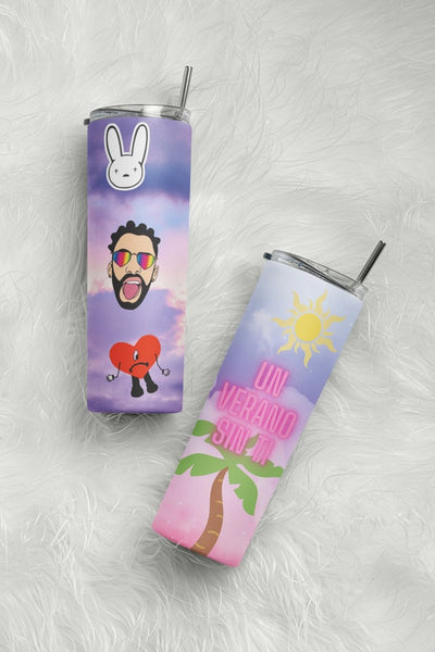 Bad Bunny Pretty Colors Pastels Stainless Steel Skinny Tumblers Hot or –  Parvenu Trading
