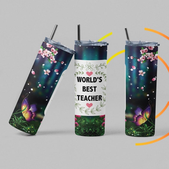 Teacher Tumbler Starbucks Teacher Pencil Skinny Tumbler Teacher Coffee -  iTeeUS