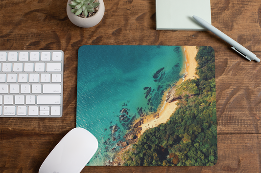 Beach front design Mousepad For Office | Gaming | School. Mousepad for Laptop and Desktop - WatchaMaknJamaican