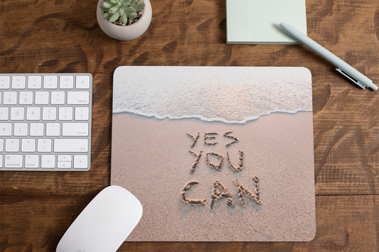 Yes you can Mousepad Anti-Slip Mouse Pad For Office | Gaming | School. Mouse pad for Laptop and Desktop - WatchaMaknJamaican