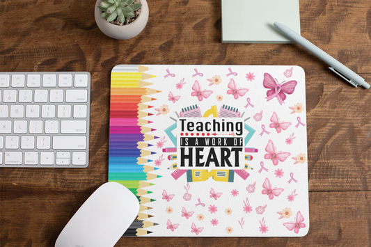 Teaching Is a Work of Art Mousepad For Office | Gaming | School. Mousepad for Laptop and Desktop