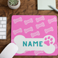 Personalized Dog Name Mousepad for the Office, Home, School and Games | Customized Mousepad With Images and Text Inactive - WatchaMaknJamaican